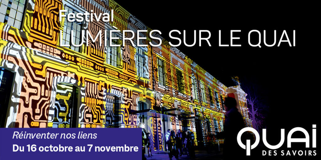 visuel festival lumières sur le quai 2021